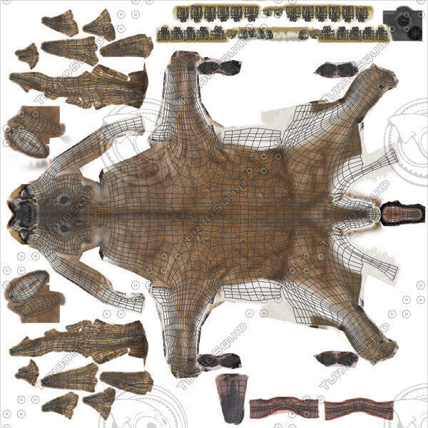 Deer ANIMATED XGEN CORE 3D model_16