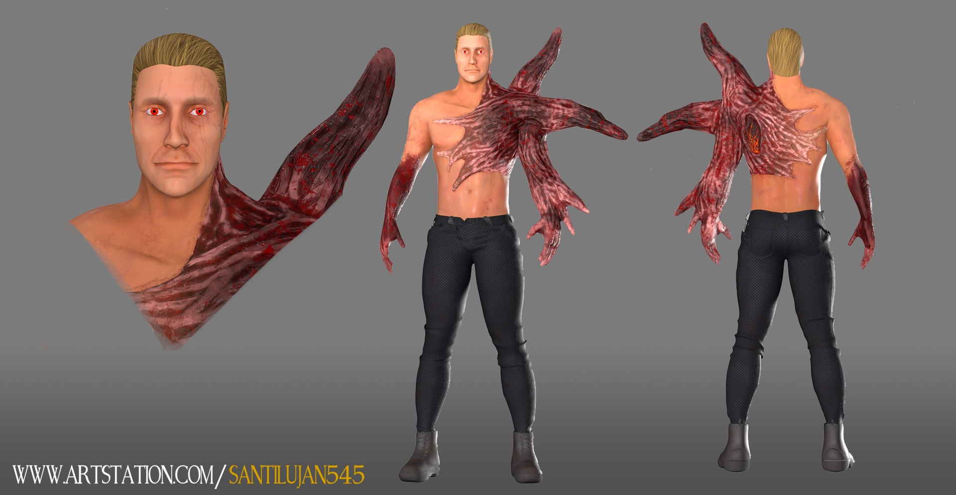 Big Bad Evil Guy who looks like Albert Wesker from Resident Evil 3D model_2