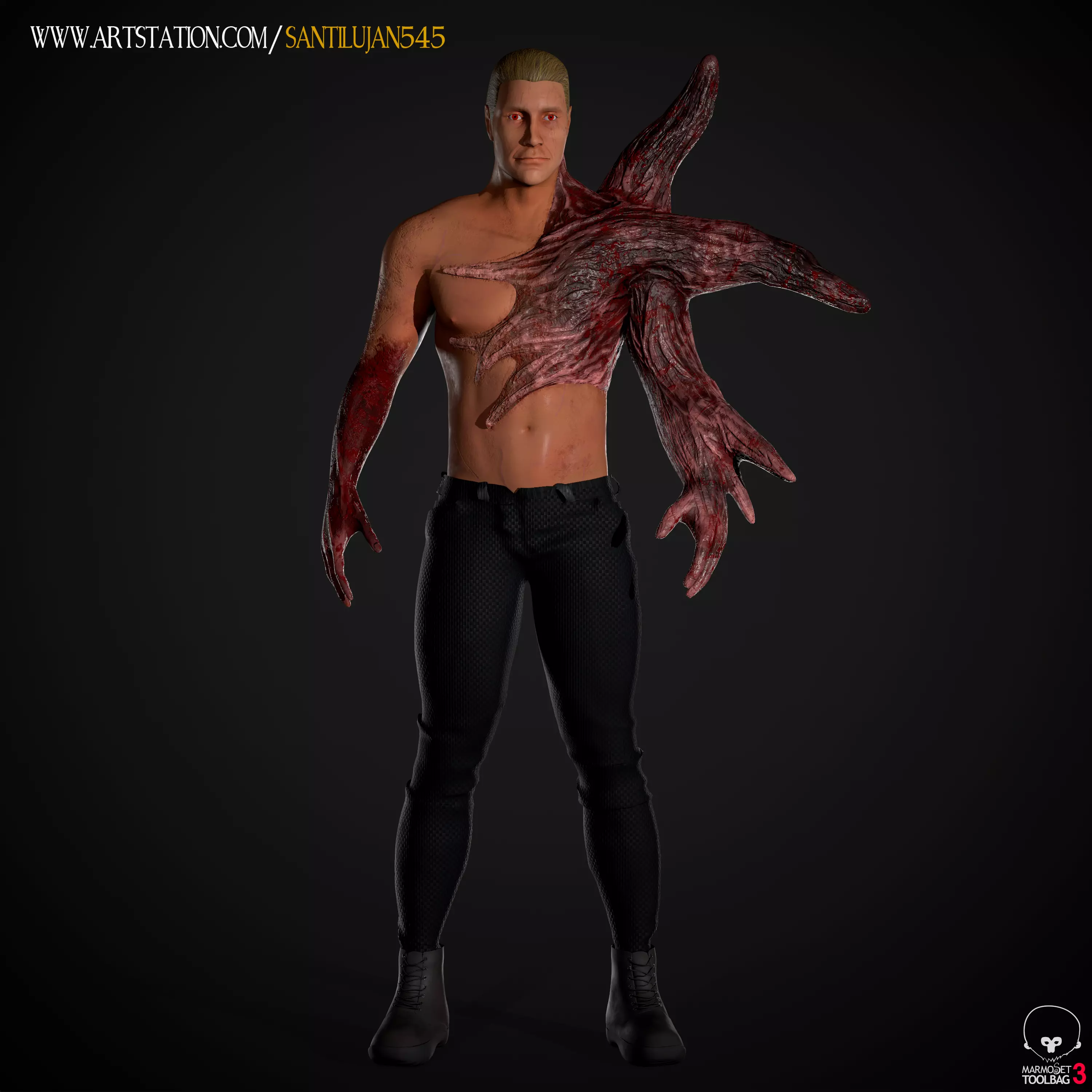 Big Bad Evil Guy who looks like Albert Wesker from Resident Evil 3D model_0