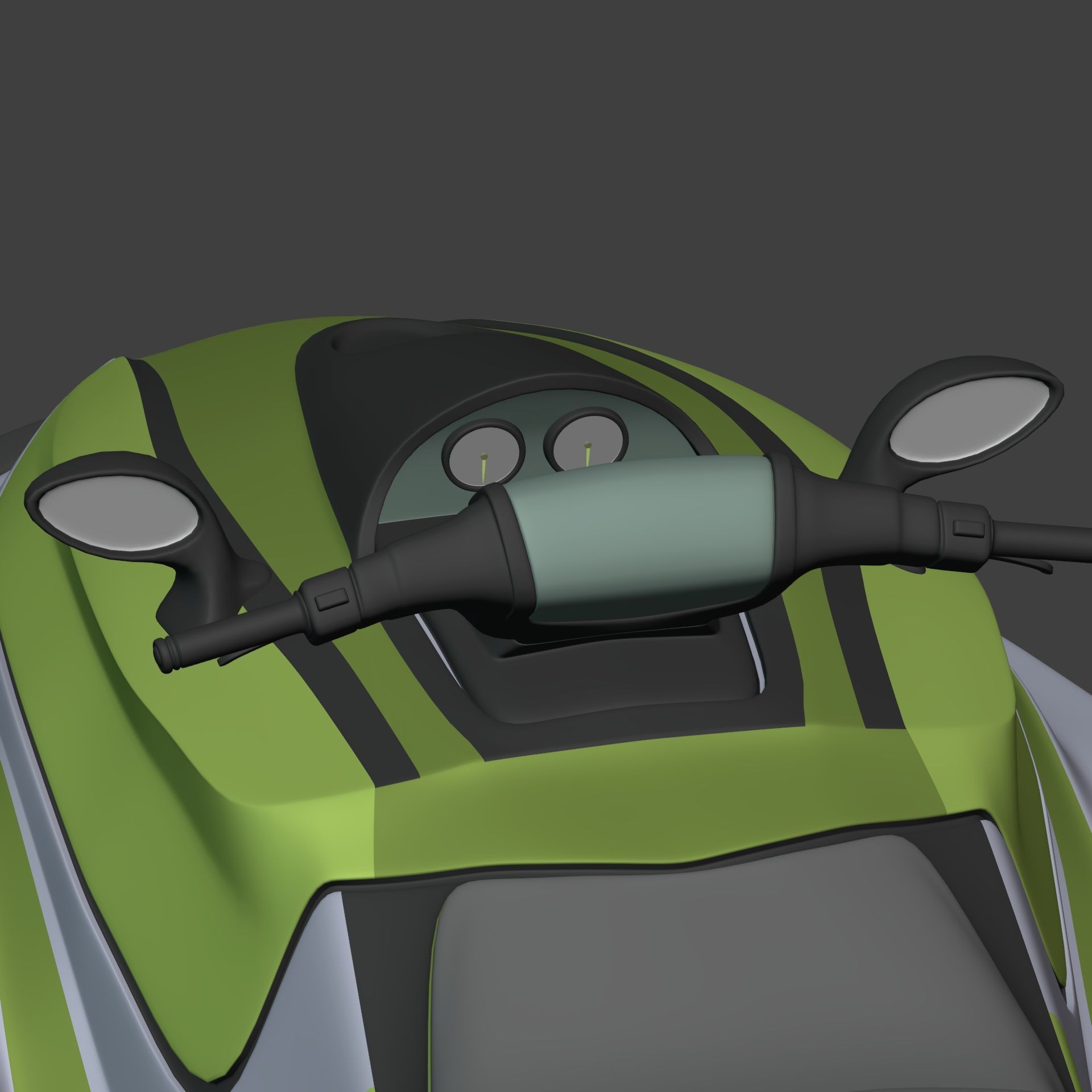 Generic Jetski - Jet Ski - Watercraft Low-poly 3D model_13