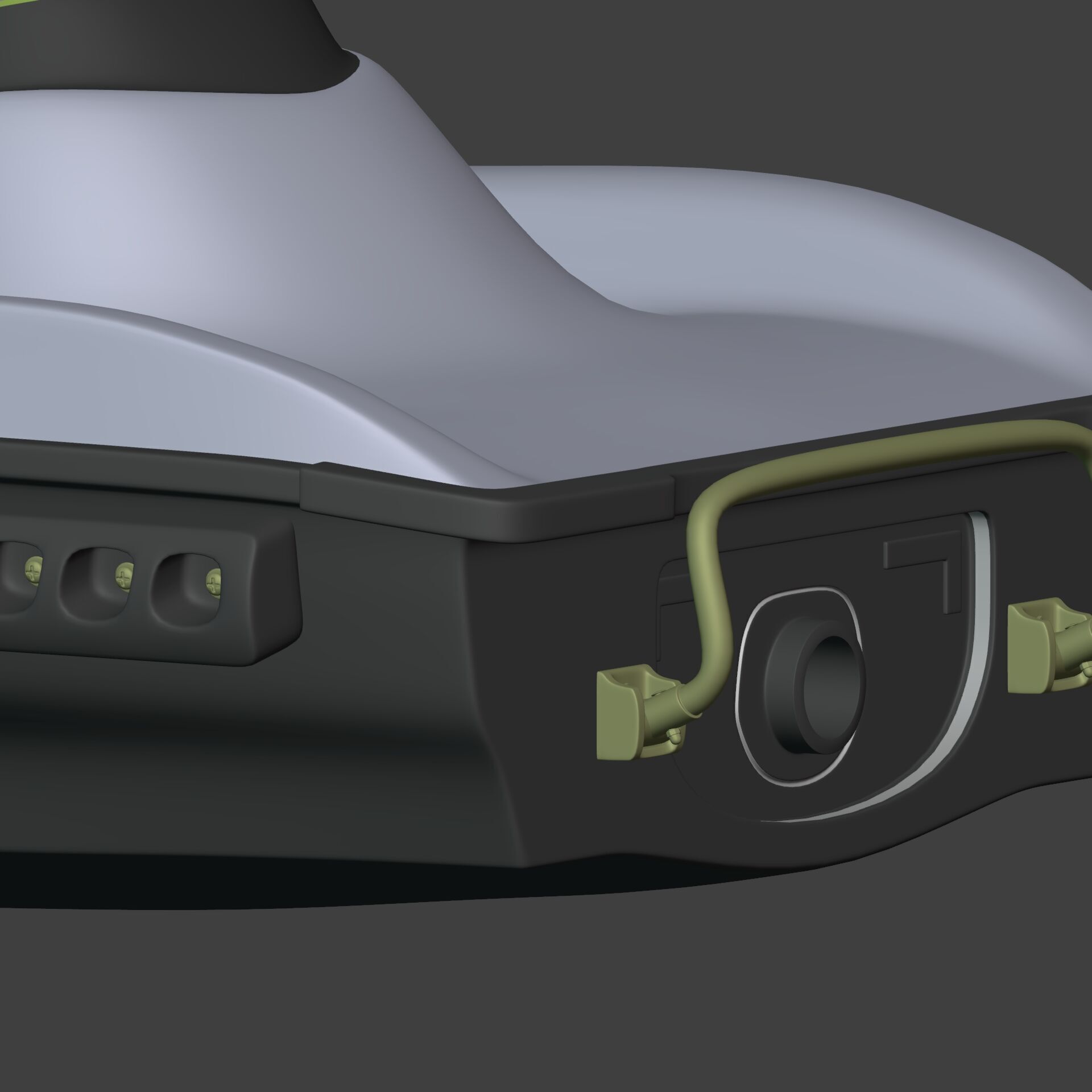 Generic Jetski - Jet Ski - Watercraft Low-poly 3D model_15