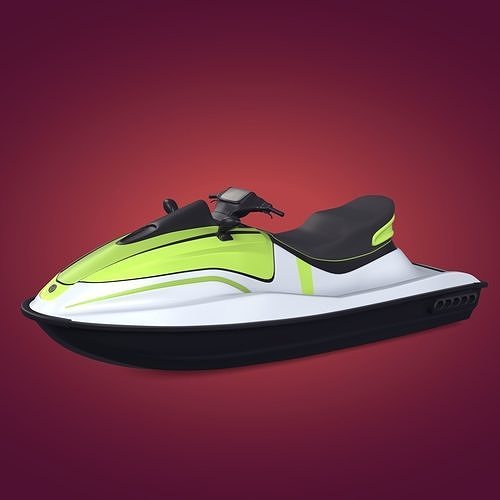 Generic Jetski - Jet Ski - Watercraft Low-poly 3D model