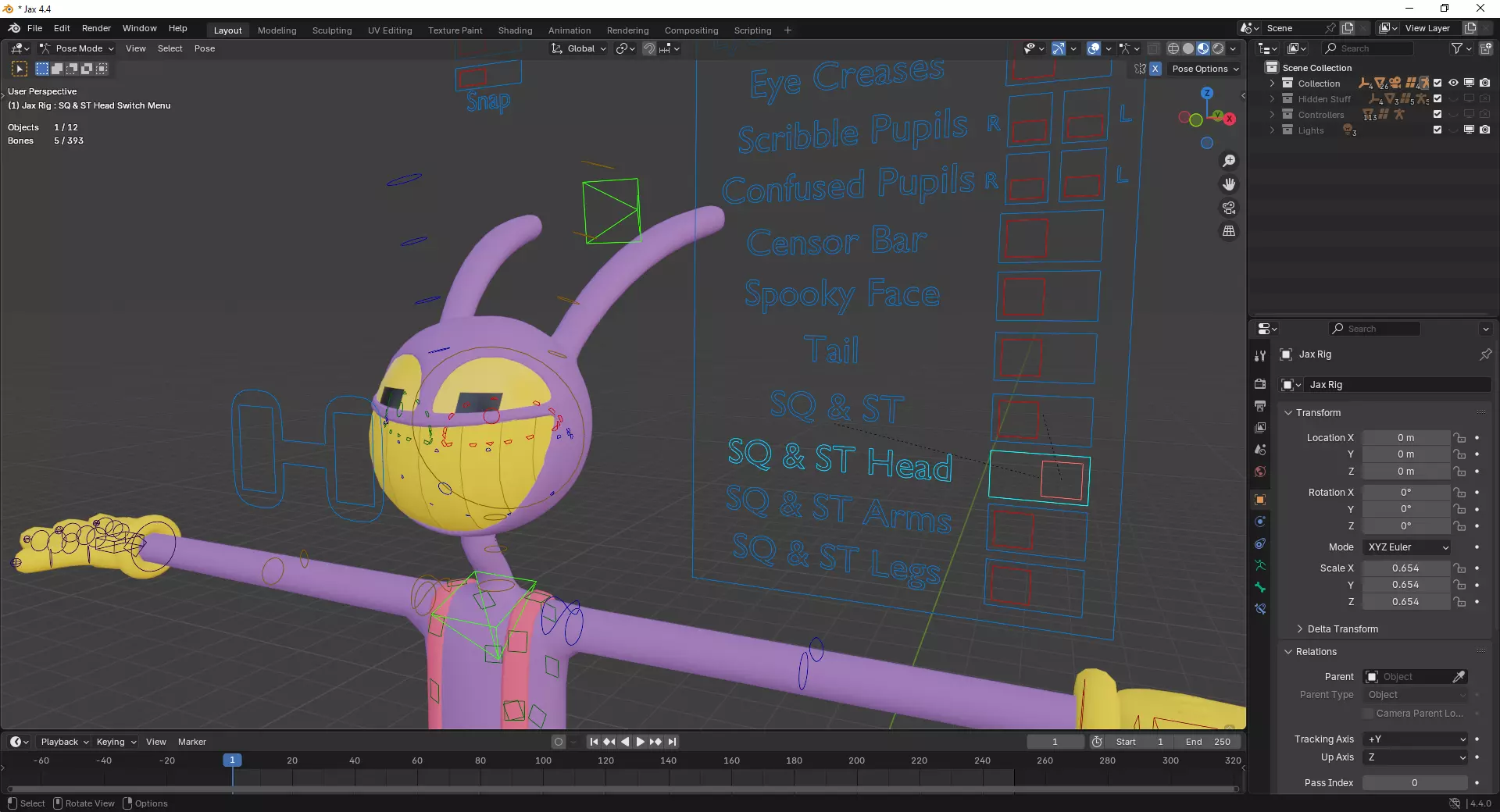 Jax - The Amazing Digital Circus Low-poly 3D model_26