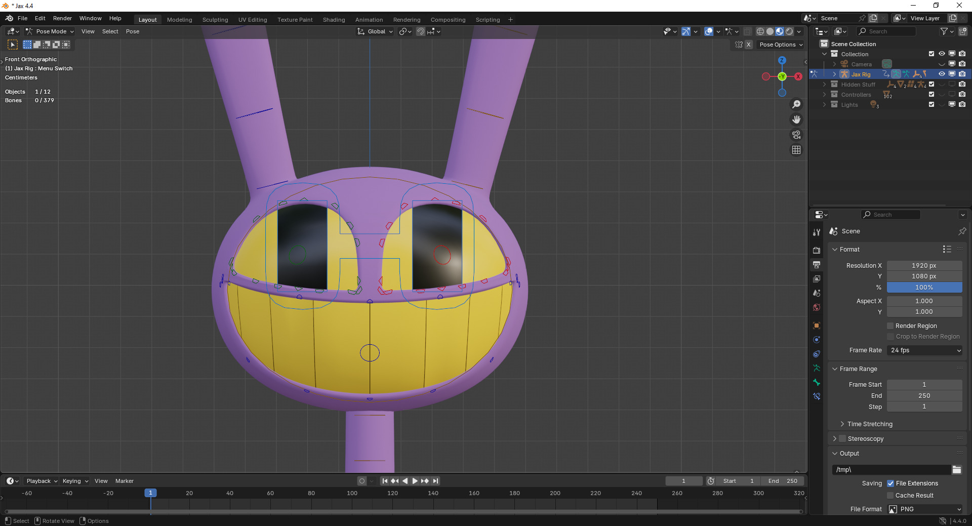 Jax - The Amazing Digital Circus Low-poly 3D model_15
