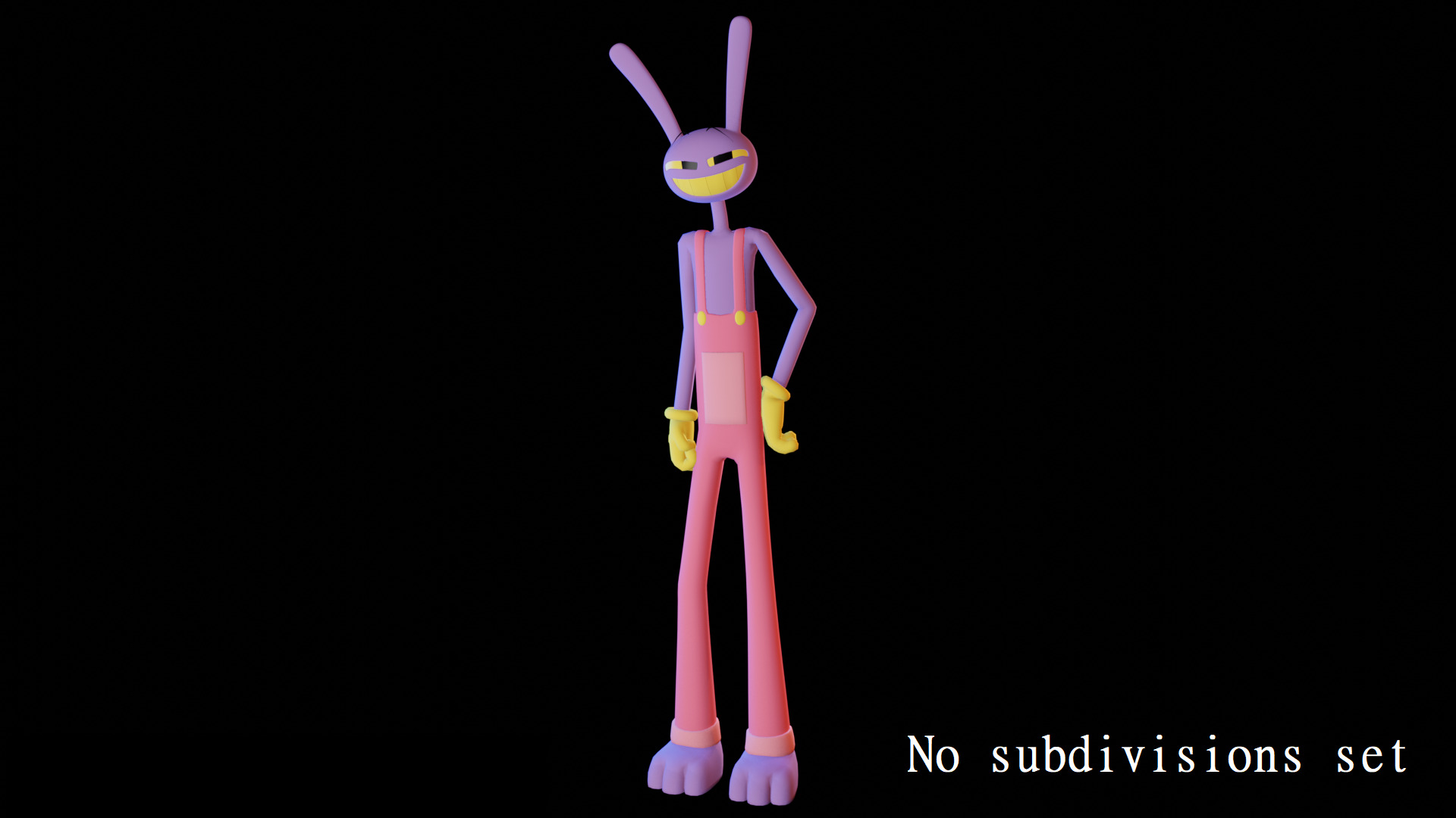 Jax - The Amazing Digital Circus Low-poly 3D model_1