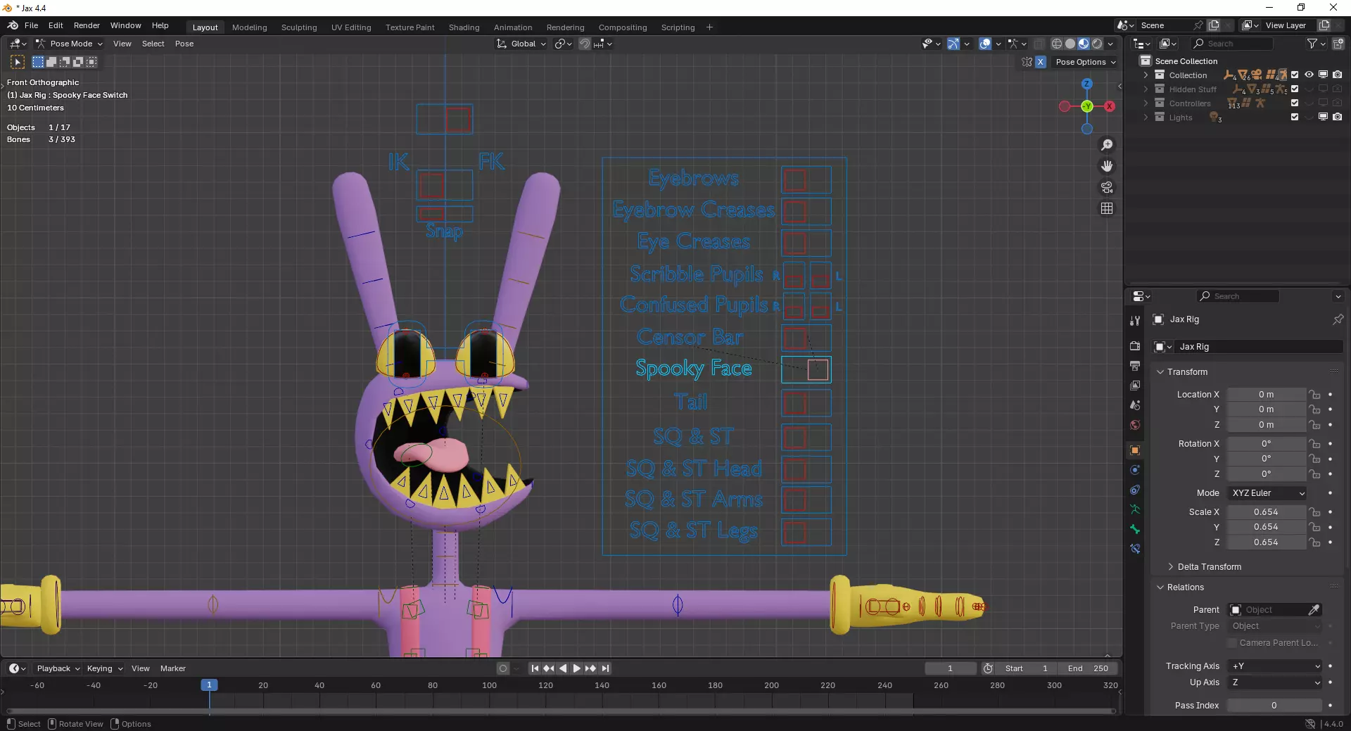 Jax - The Amazing Digital Circus Low-poly 3D model_21