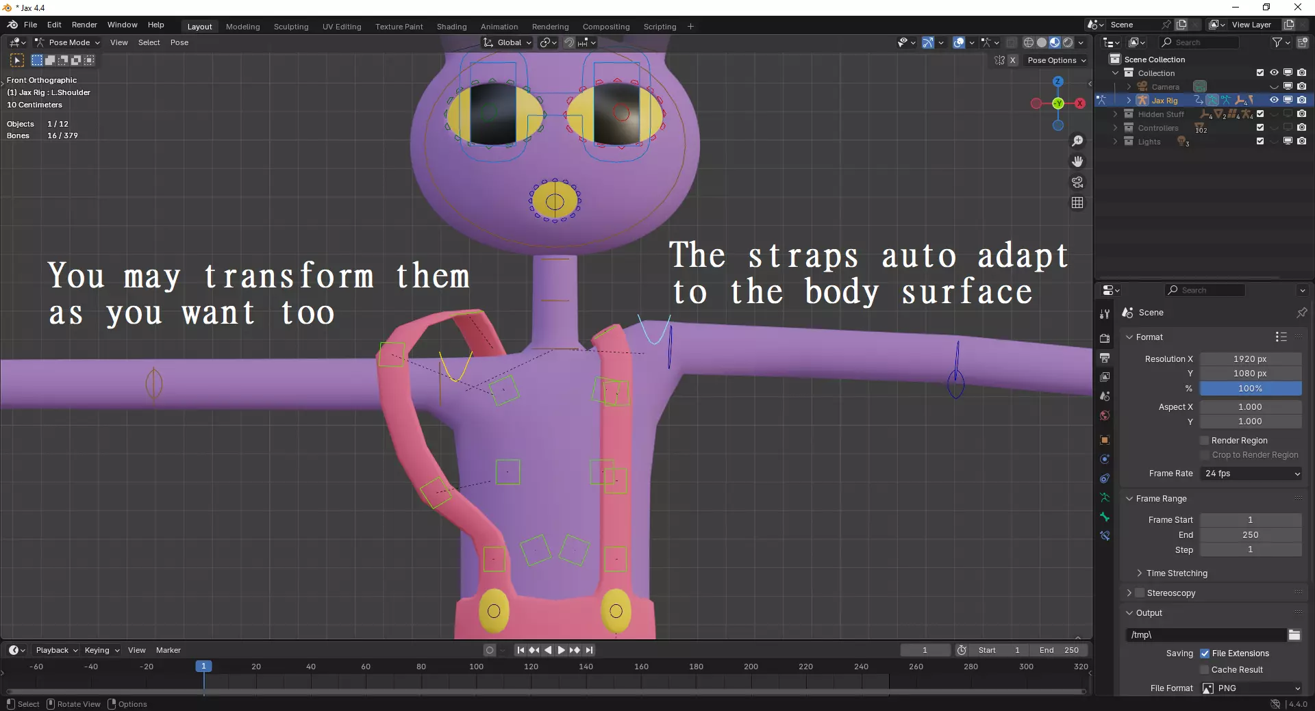 Jax - The Amazing Digital Circus Low-poly 3D model_28