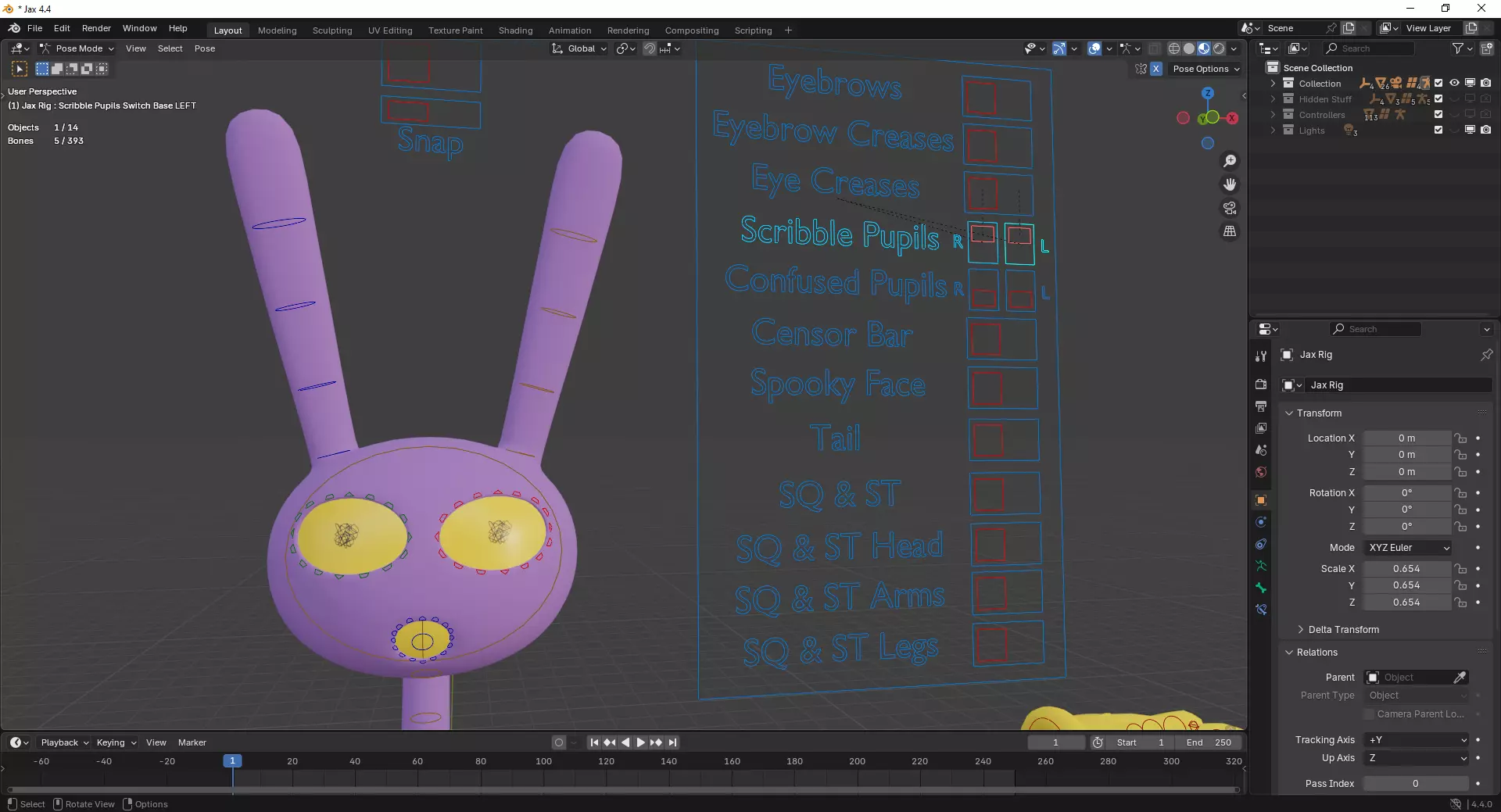 Jax - The Amazing Digital Circus Low-poly 3D model_19