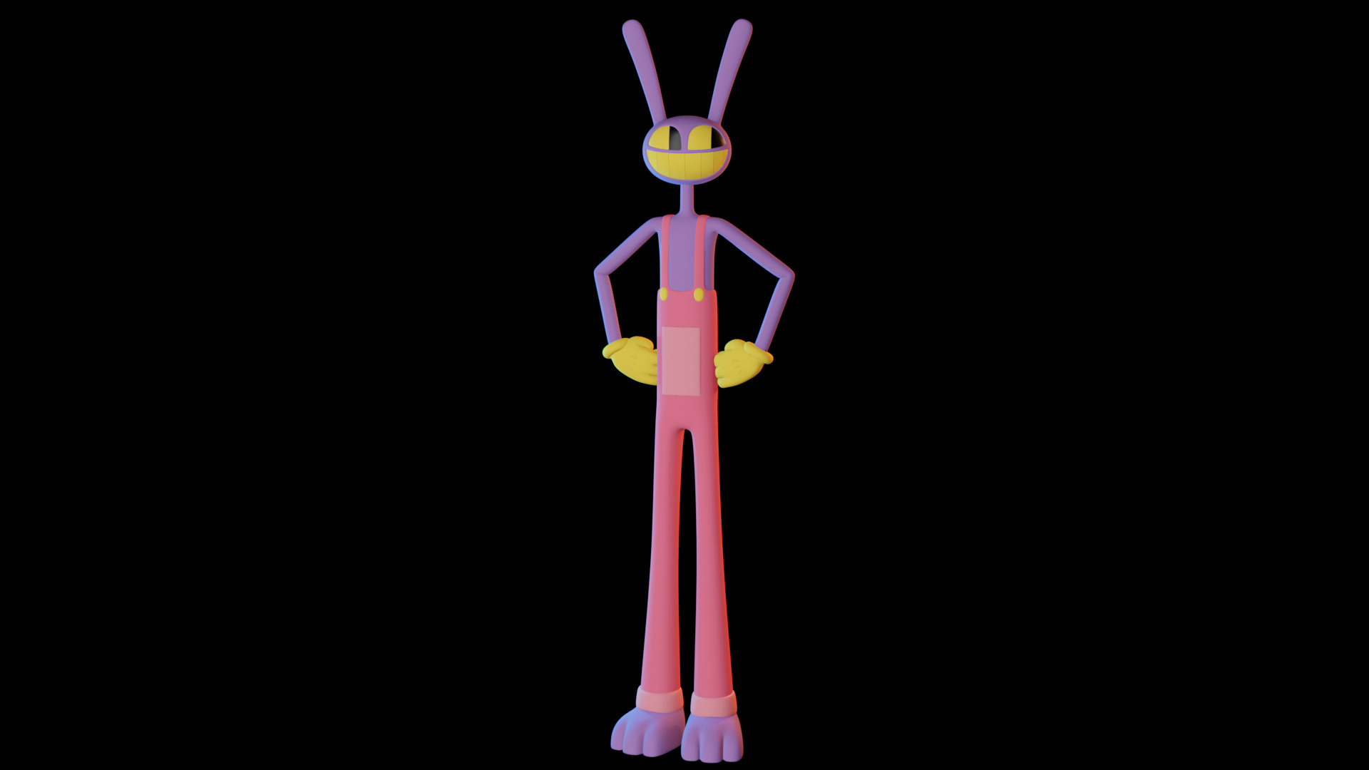 Jax - The Amazing Digital Circus Low-poly 3D model_6