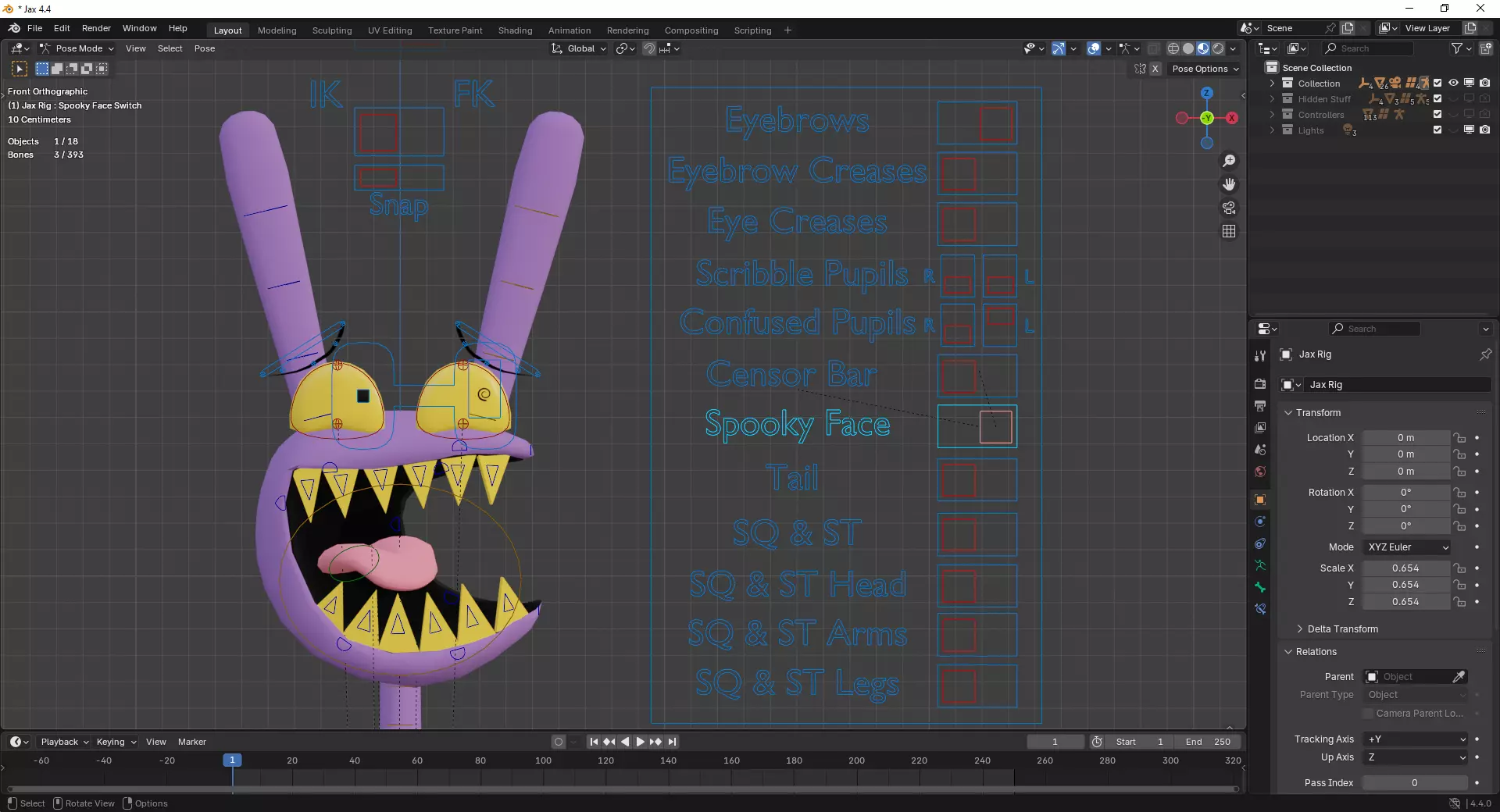 Jax - The Amazing Digital Circus Low-poly 3D model_22