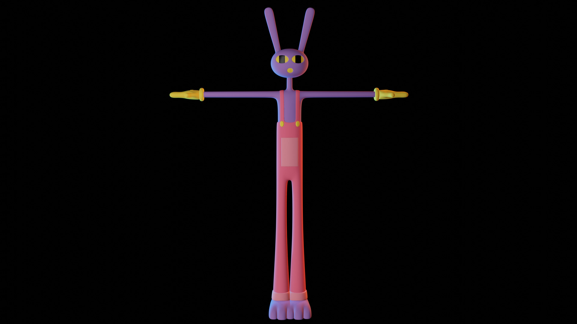 Jax - The Amazing Digital Circus Low-poly 3D model_11