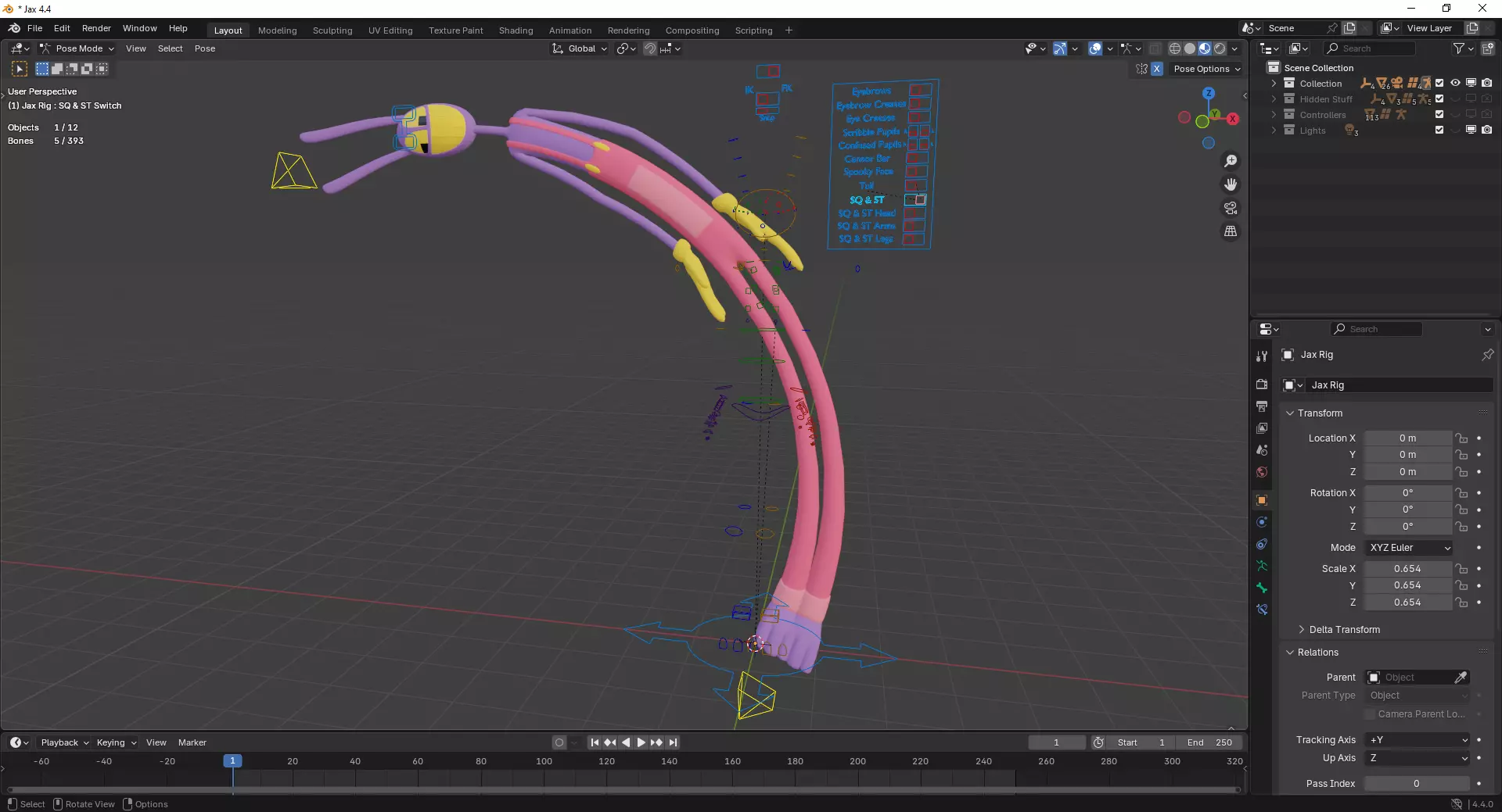 Jax - The Amazing Digital Circus Low-poly 3D model_25