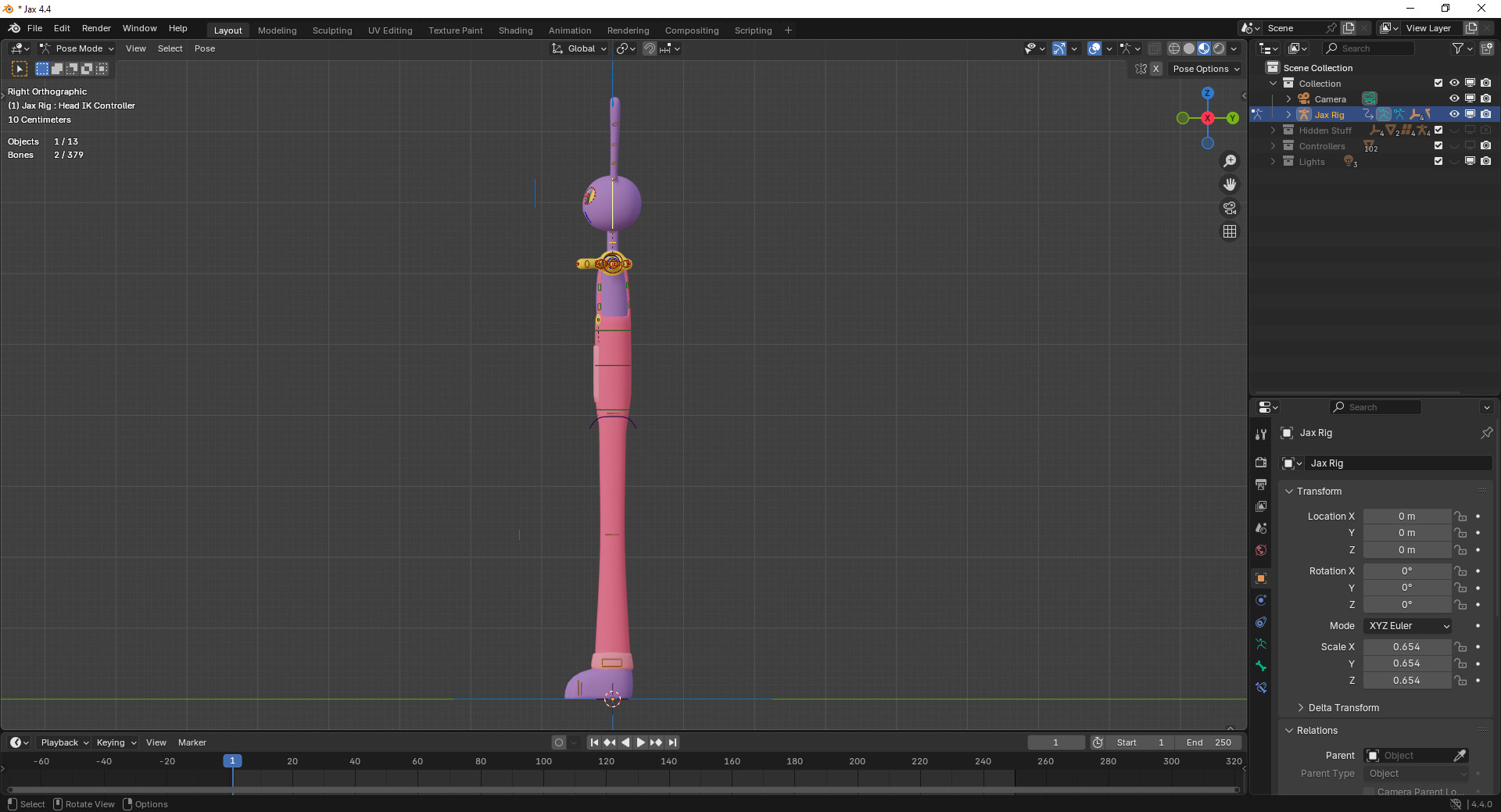 Jax - The Amazing Digital Circus Low-poly 3D model_13