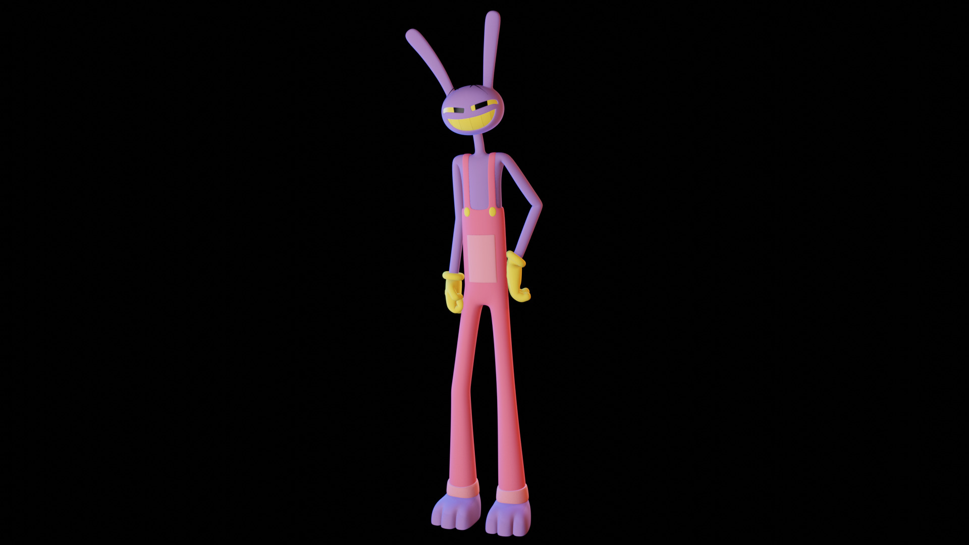 Jax - The Amazing Digital Circus Low-poly 3D model_2