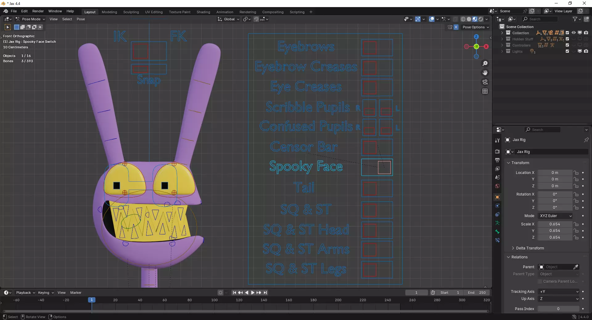 Jax - The Amazing Digital Circus Low-poly 3D model_23