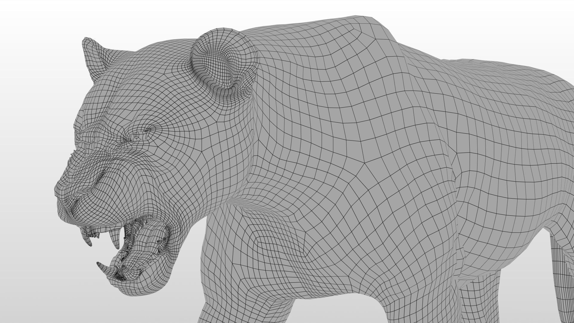 Lioness RIG XGEN CORE 3D model_17