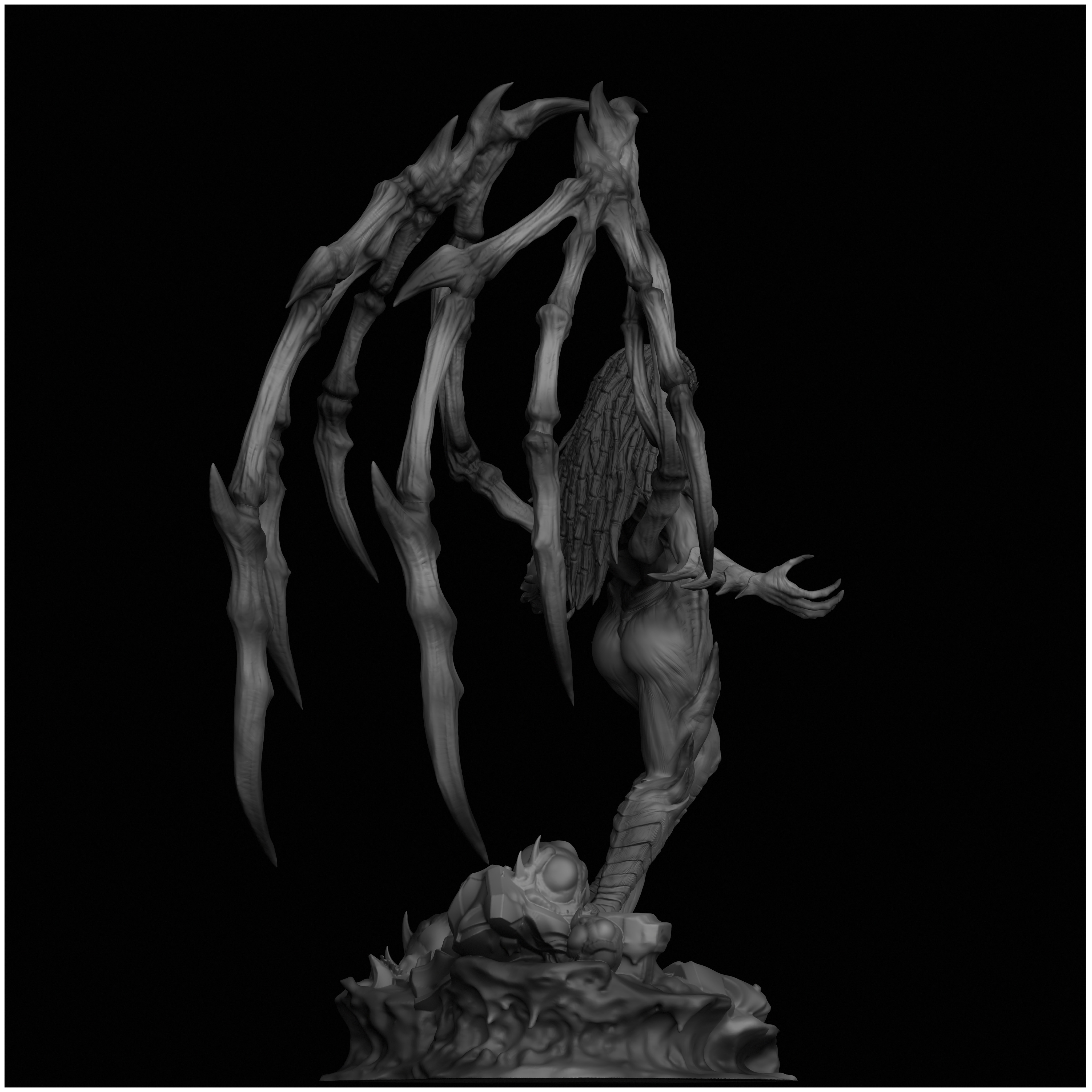 Sarah Kerrigan Queen of Blades StarCraft II 3D print model_6
