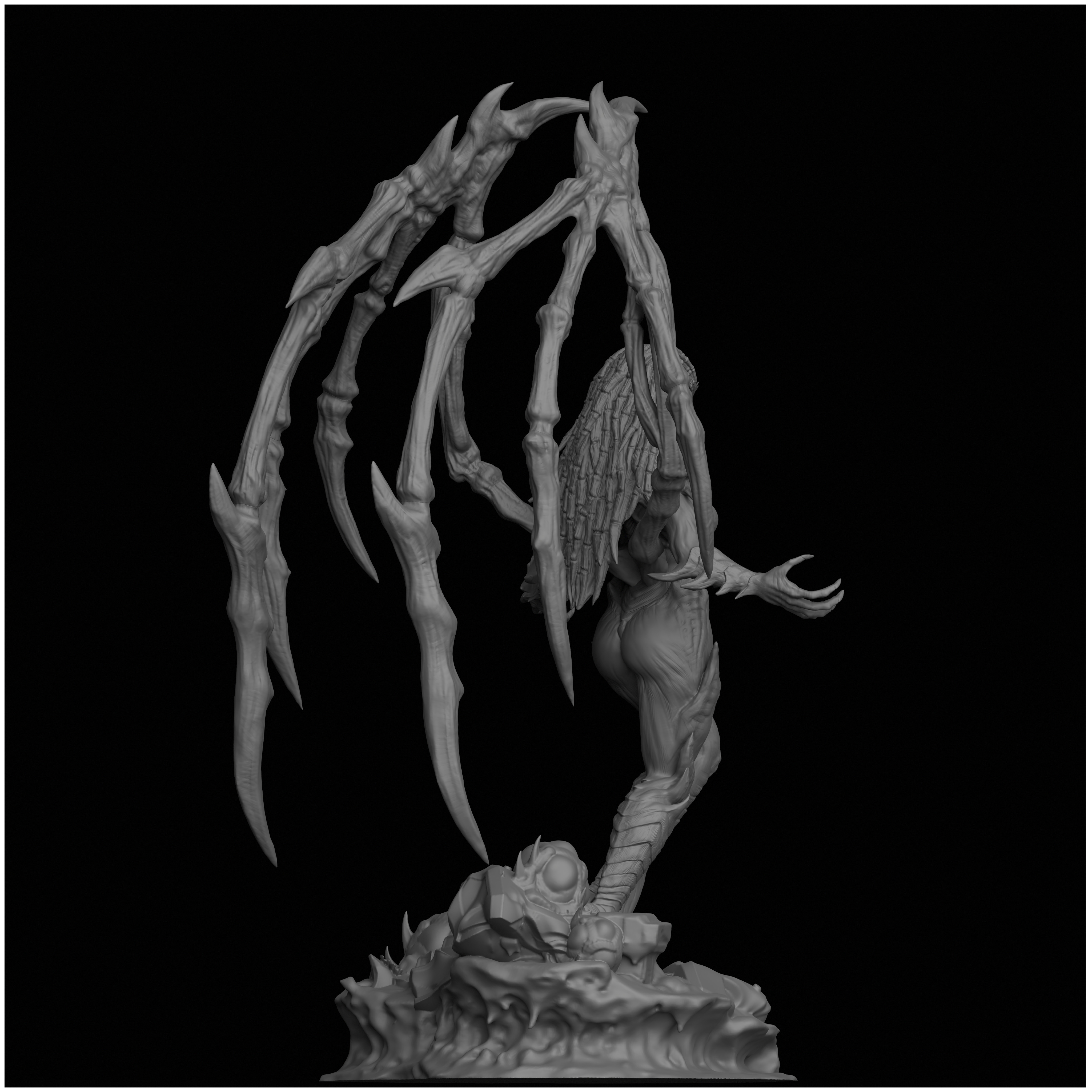 Sarah Kerrigan Queen of Blades StarCraft II 3D print model_15