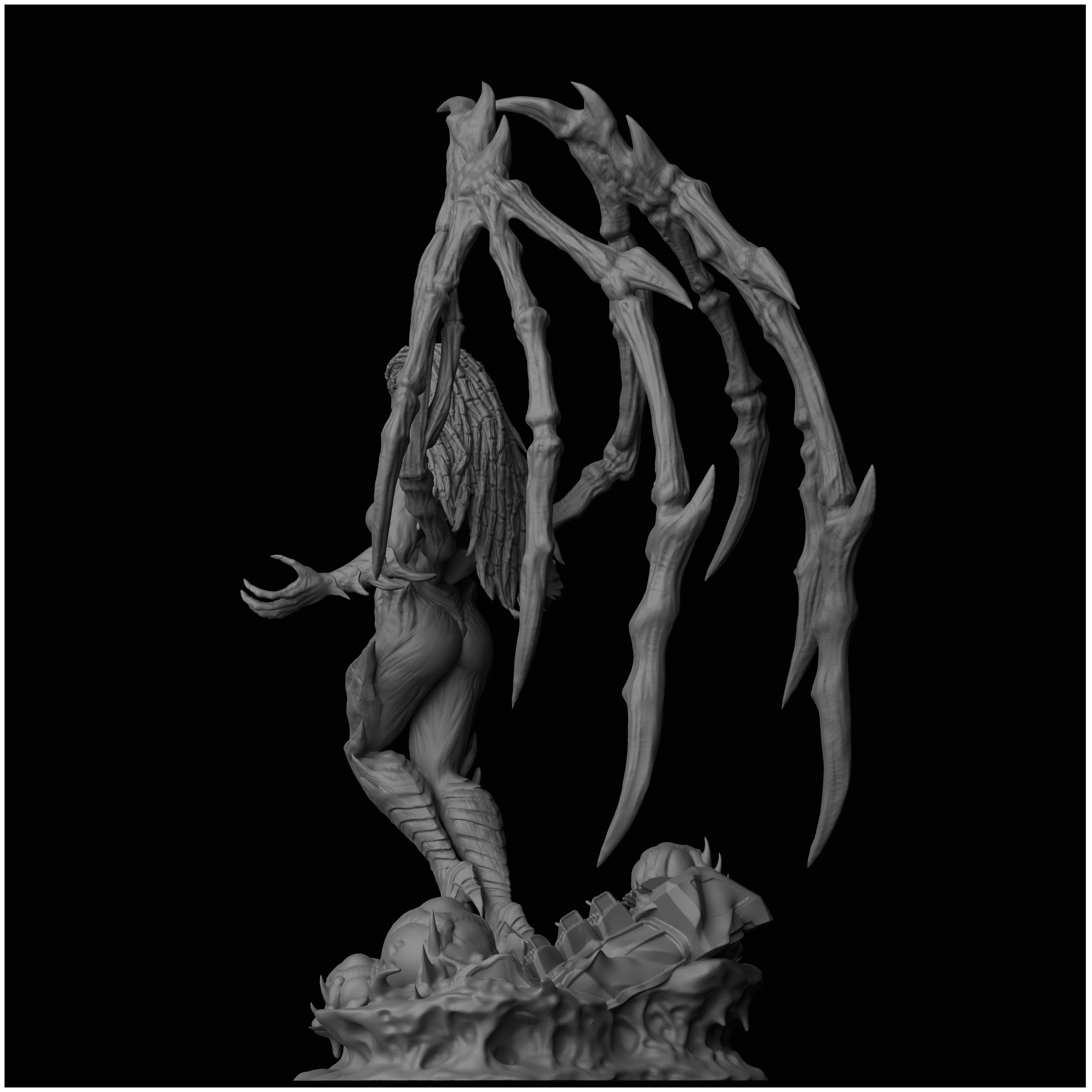 Sarah Kerrigan Queen of Blades StarCraft II 3D print model_13