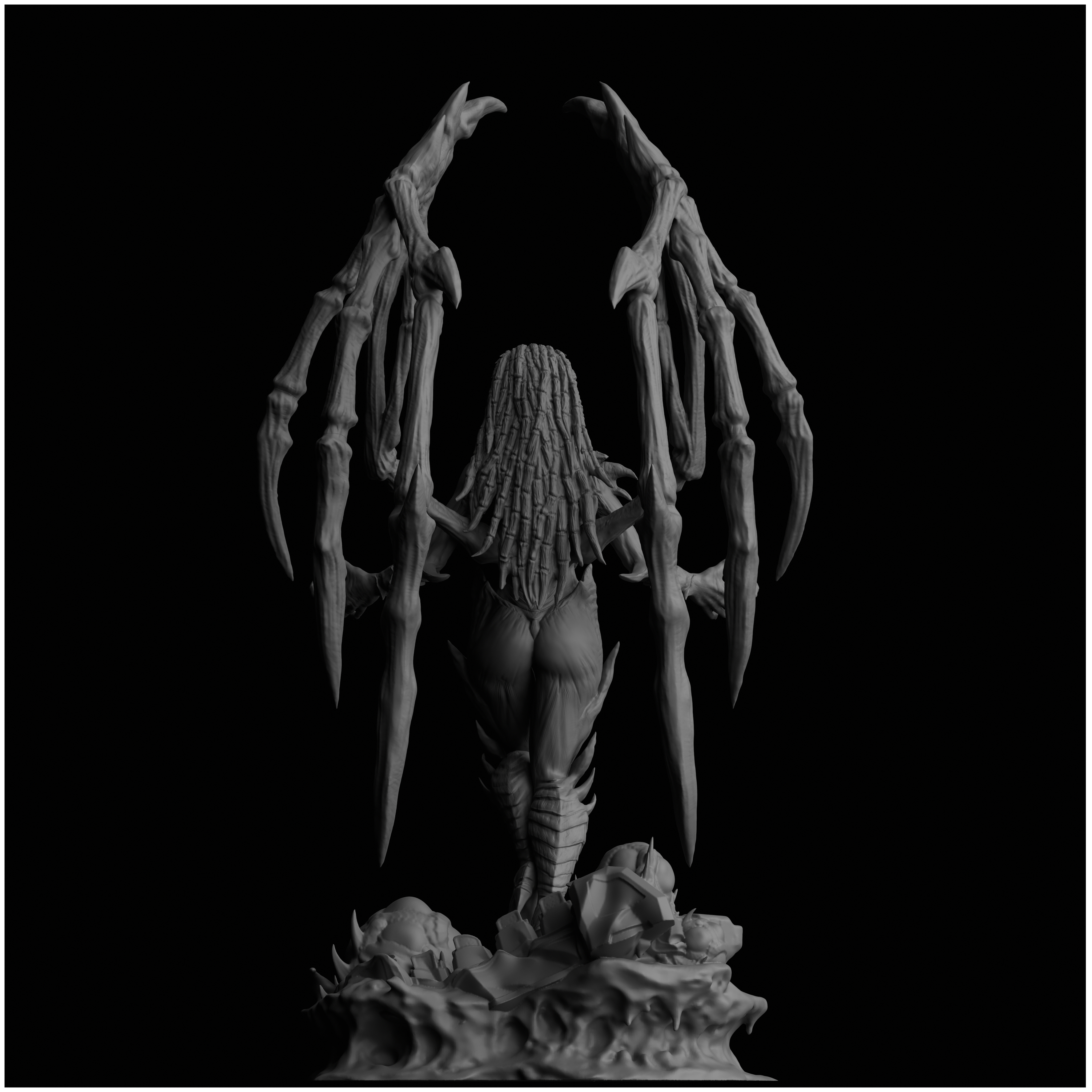 Sarah Kerrigan Queen of Blades StarCraft II 3D print model_14