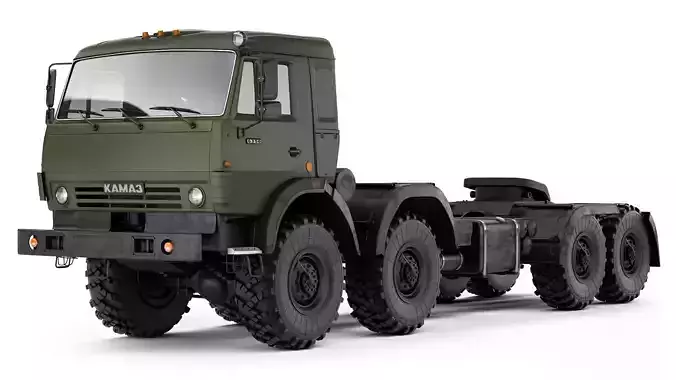 Kamaz 6350 Mustang 2005 3D model