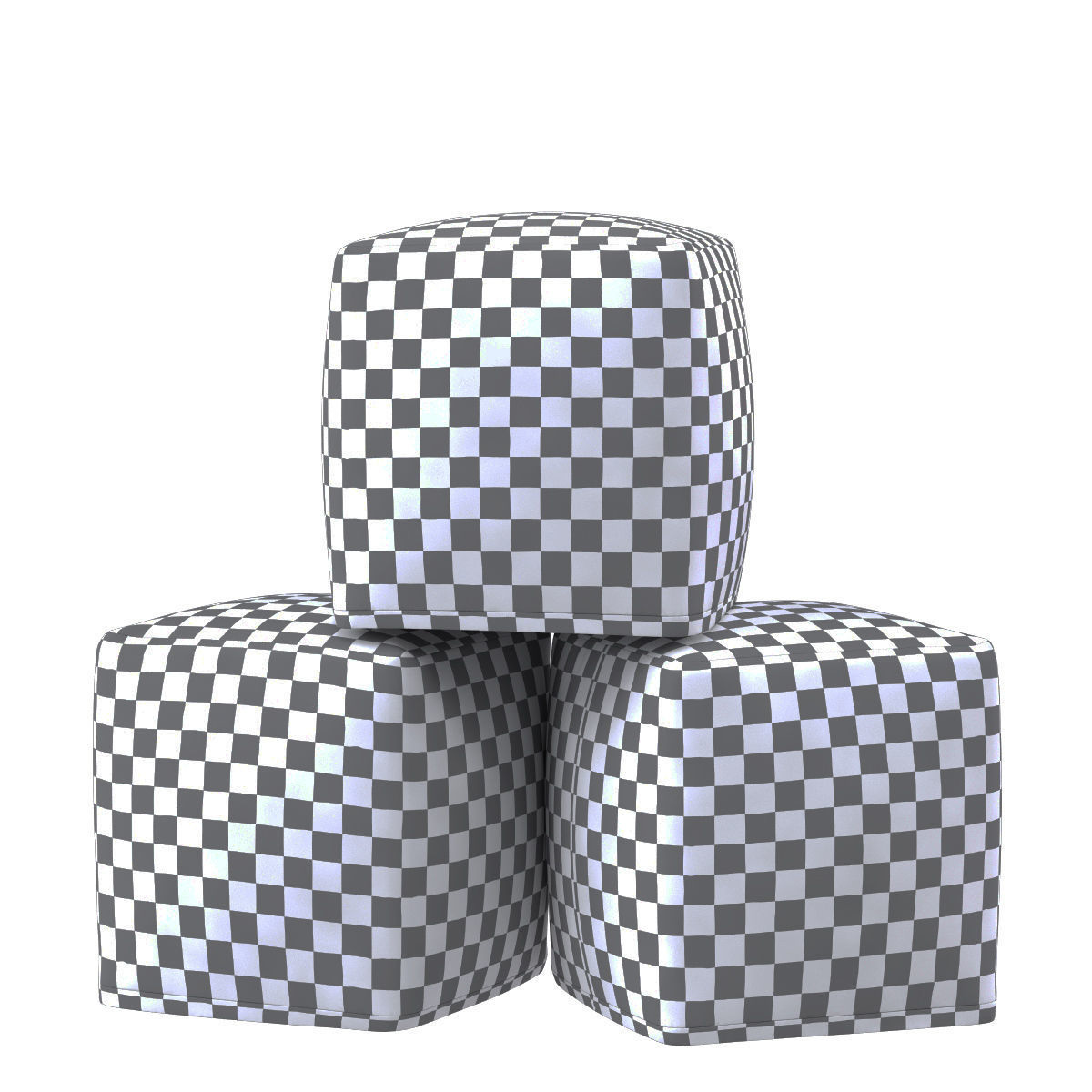 LIBERTY STAR POUF 3D model_5