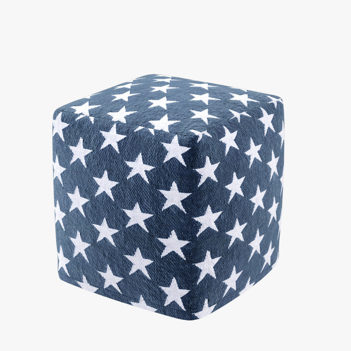 LIBERTY STAR POUF 3D model_1