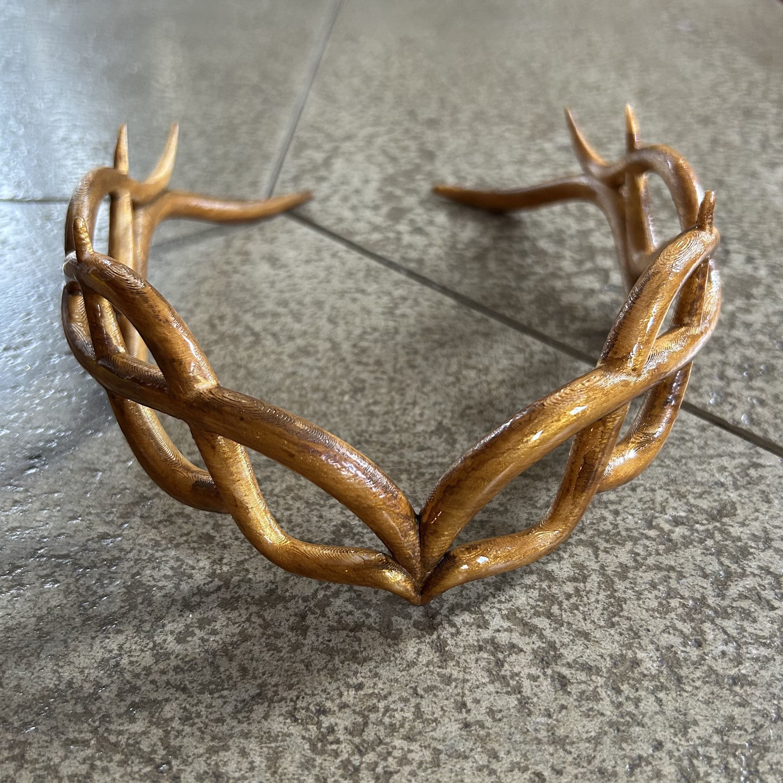 Elven Tiara 3D print model_3