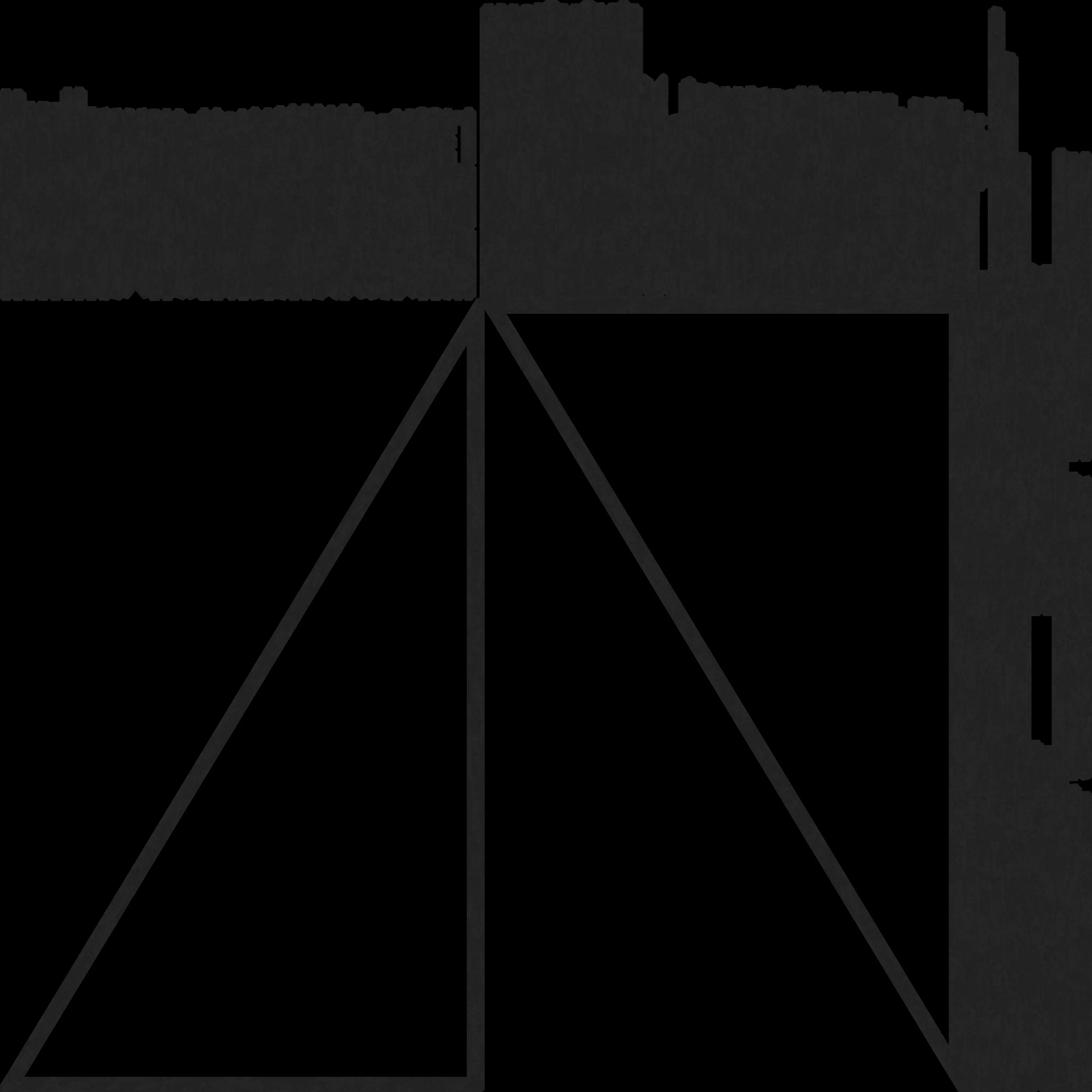 Outdoor seating Low-poly 3D model_1