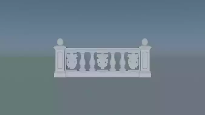 Classic Renaissance Cement Balustrade