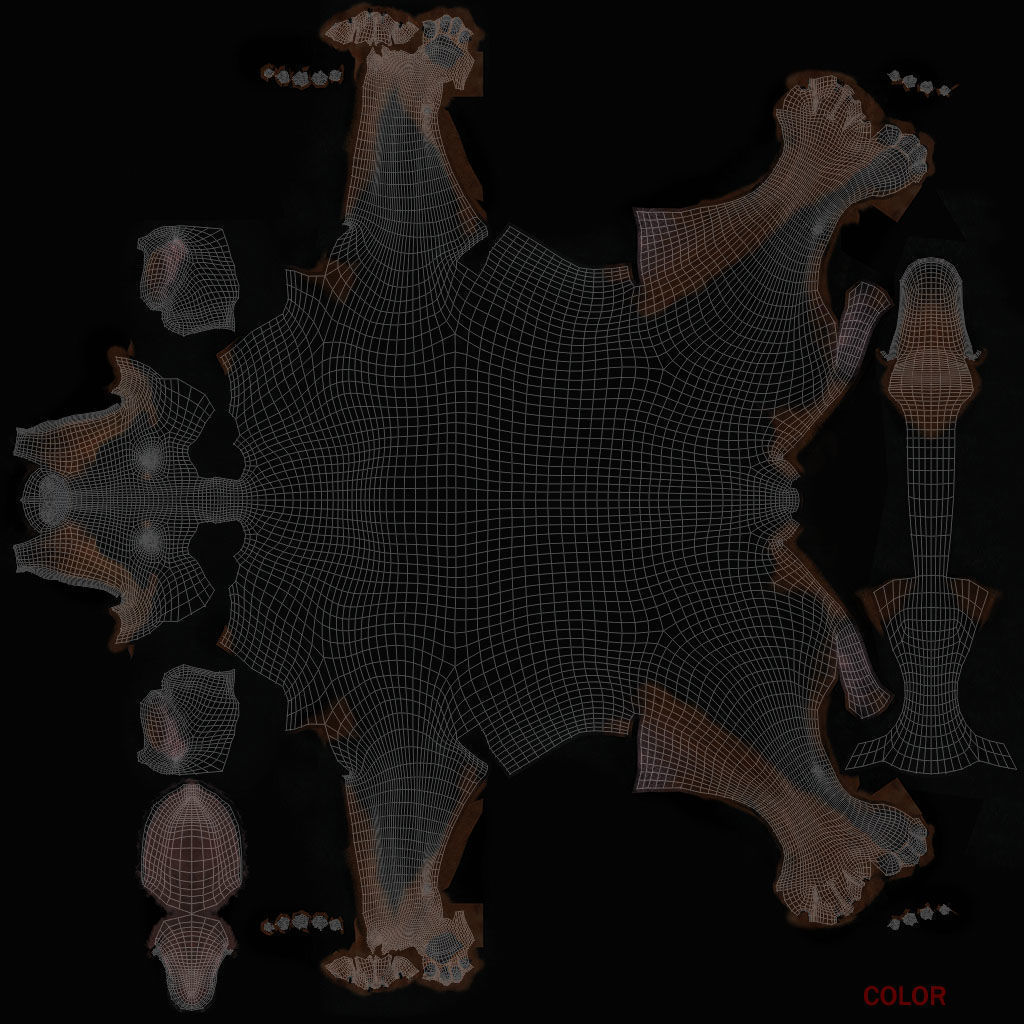 Dobermann XGEN RIGGED 3D model_23