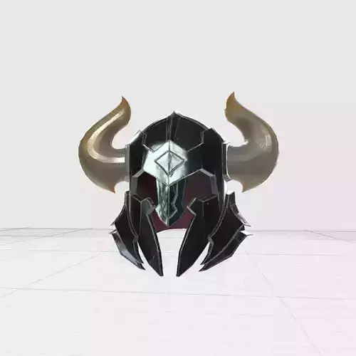 Medieval Knight Helmet 3D Model