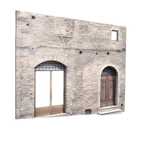3D Scanned Italian Facade 006 3D model