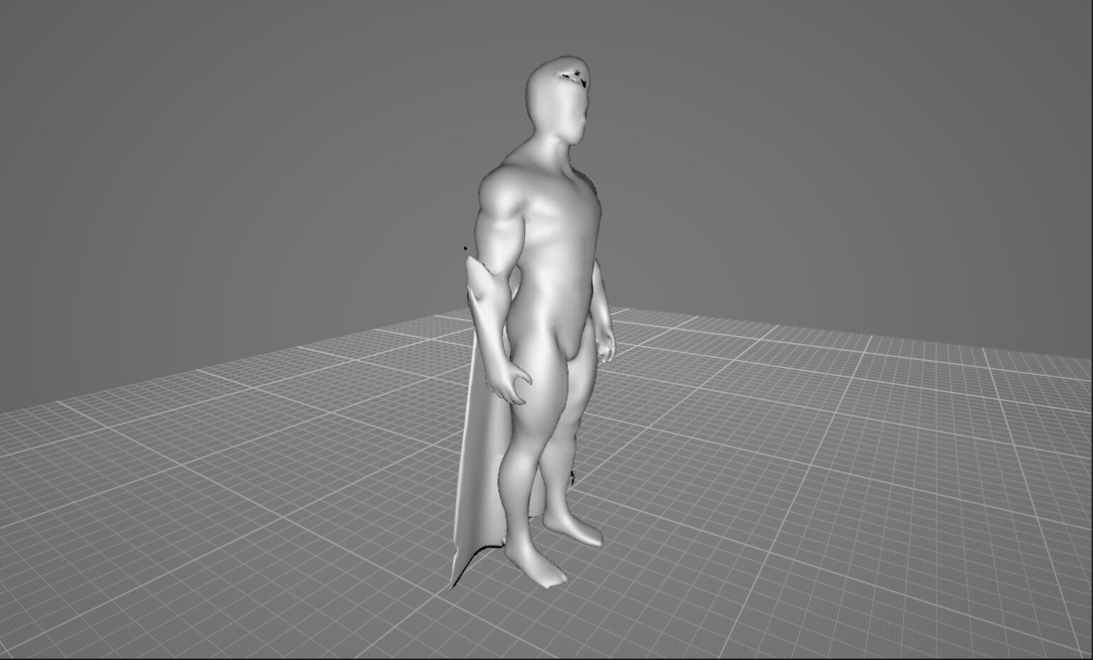 Cybernetic Speedster Supervillain Game Ready GLB Model Low-poly 3D model_4