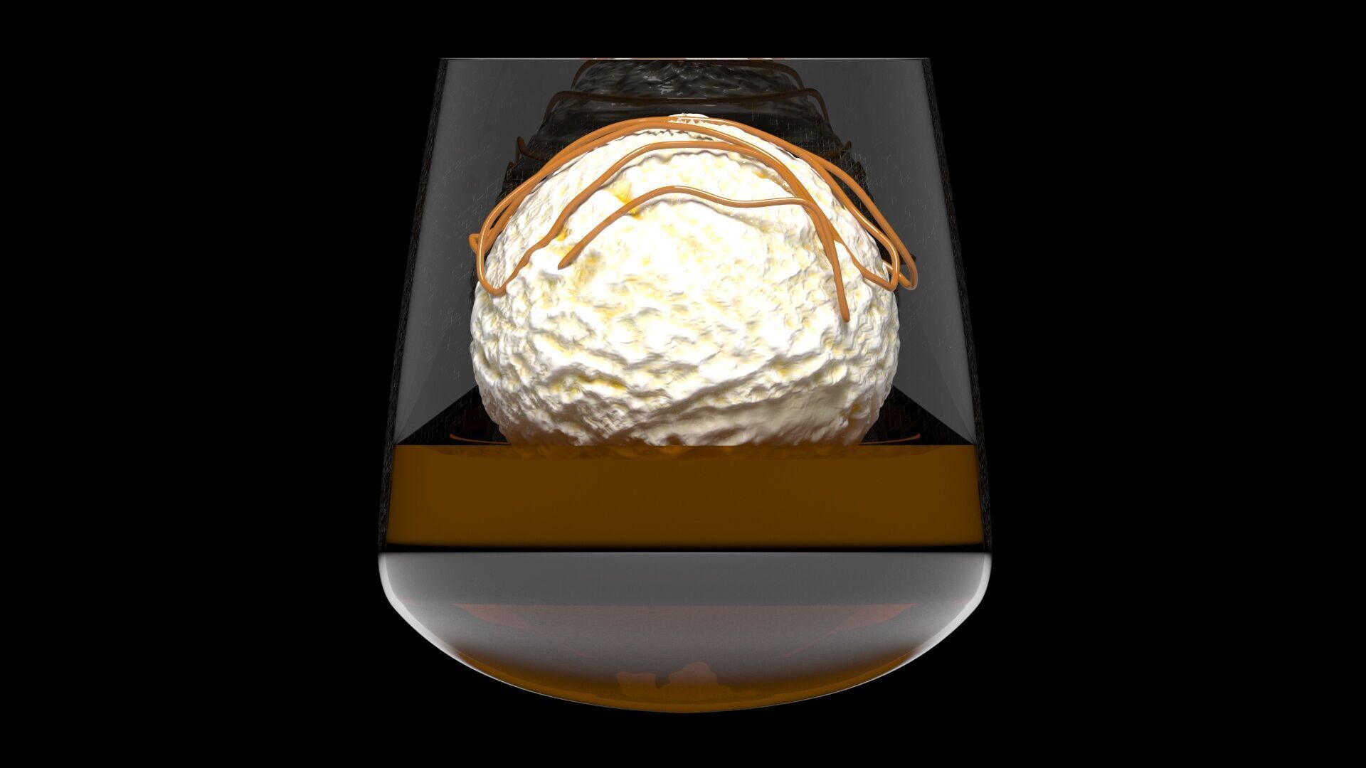 Affogato Coffee 3D model_9