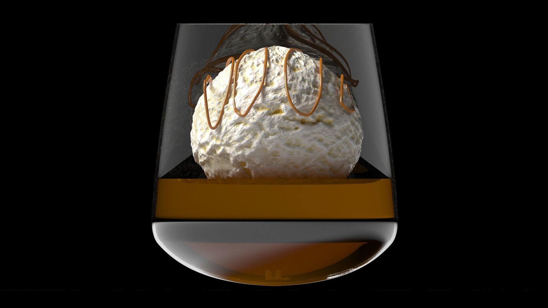 Affogato Coffee 3D model_8