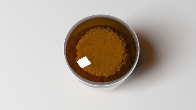 Affogato Coffee 3D model 5