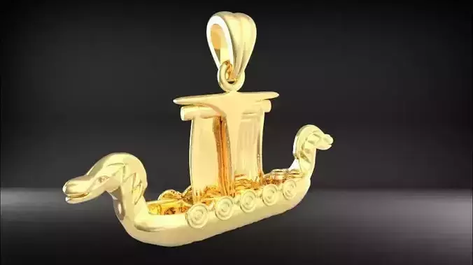 Viking pendant Drakkar viking  jewerly