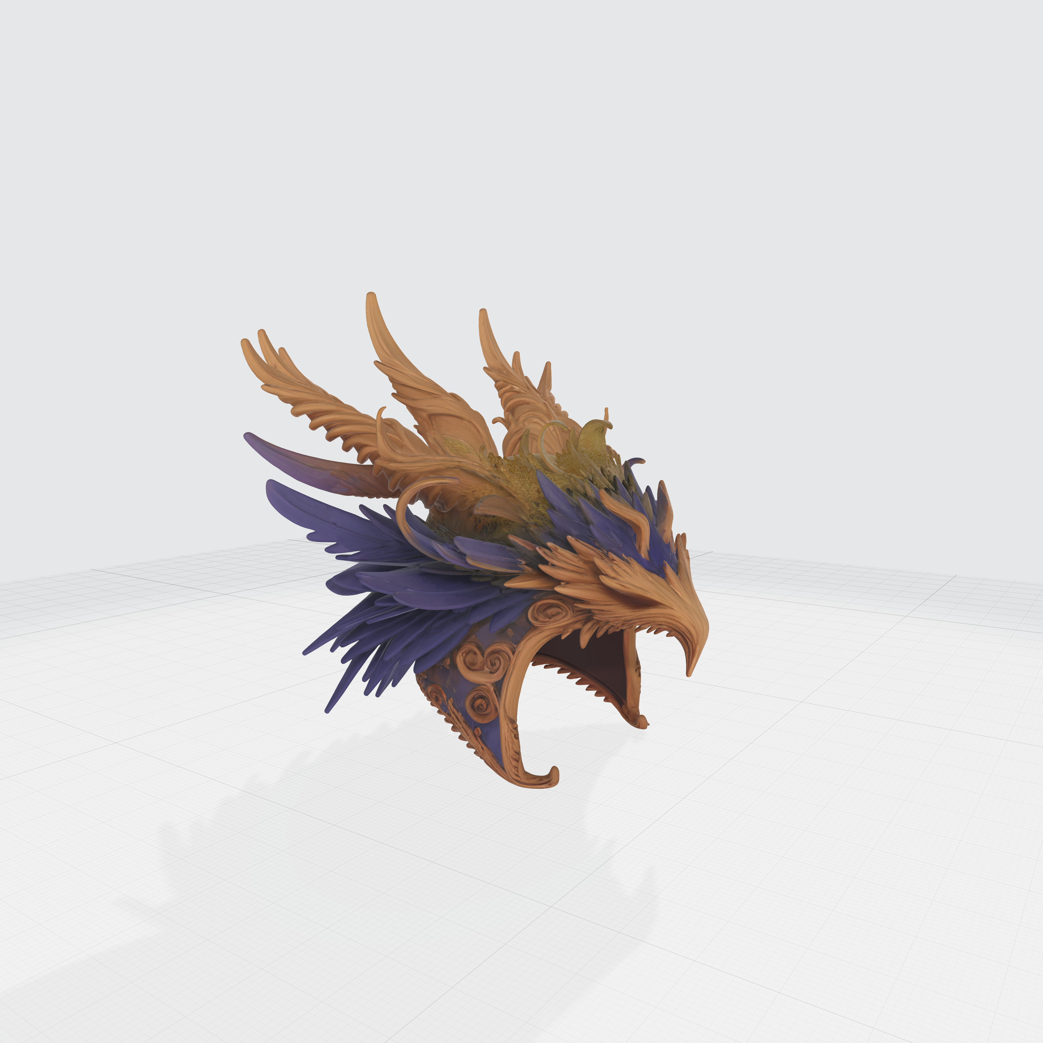 Medieval Knight Helmet 3D Model 3D print model_5