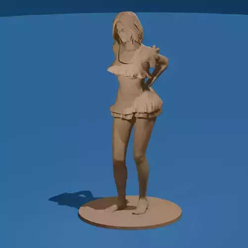 Stylized Sexy Young Woman