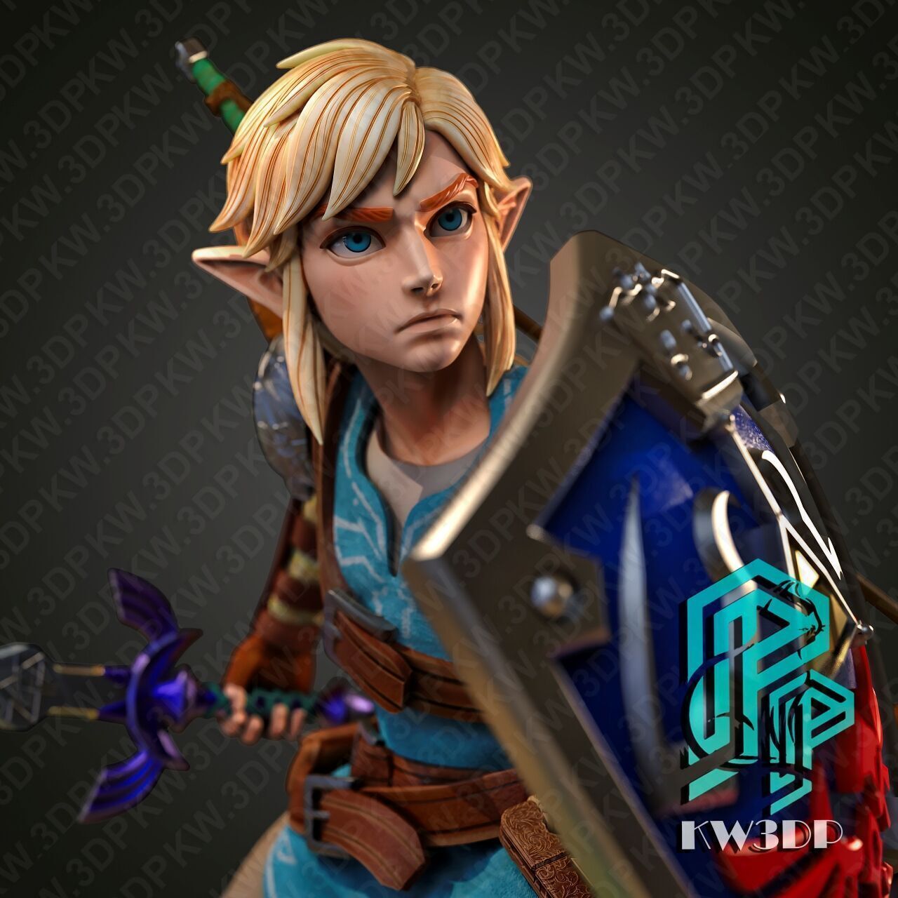 Action Diorama Legend of 3D print model_4