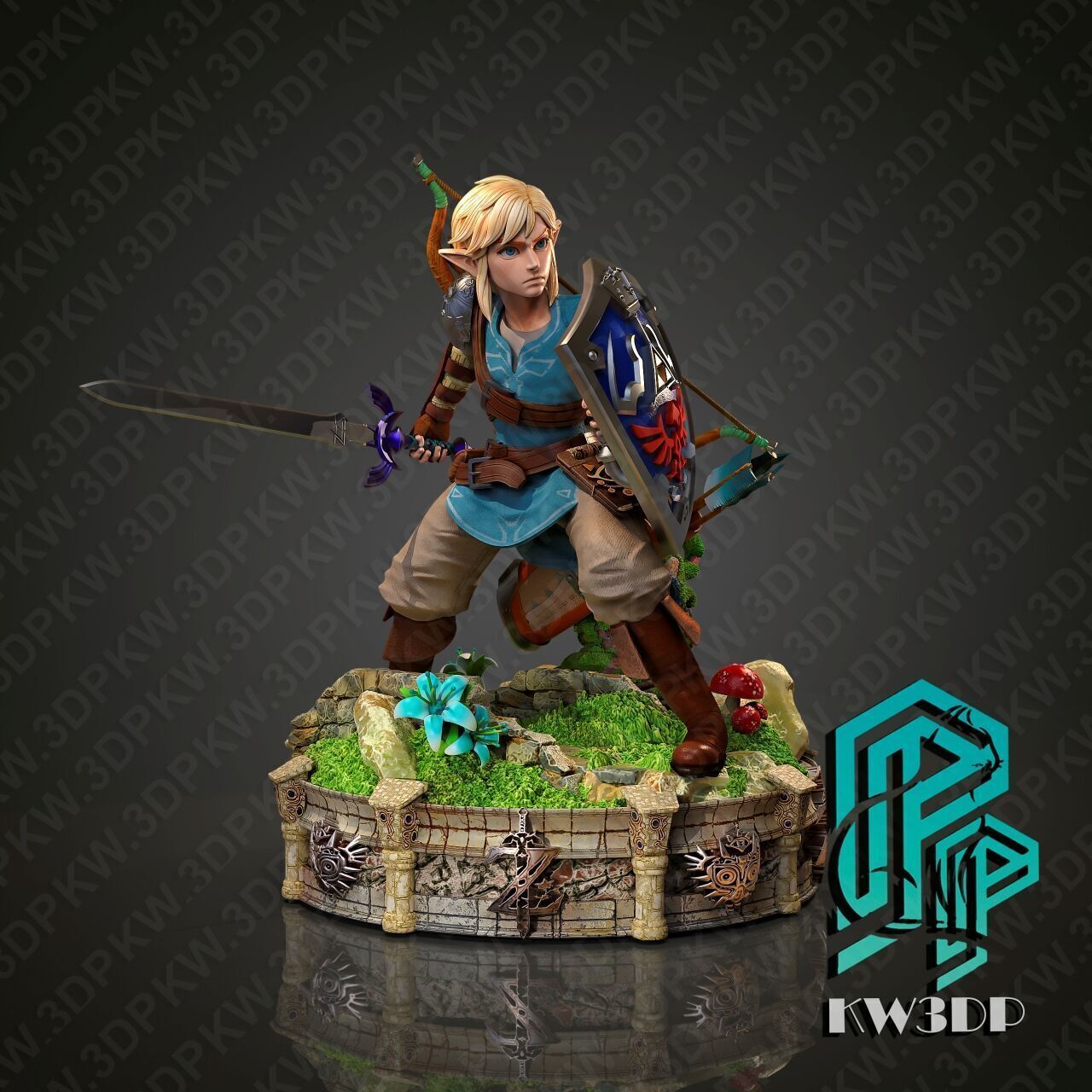 Action Diorama Legend of 3D print model_1