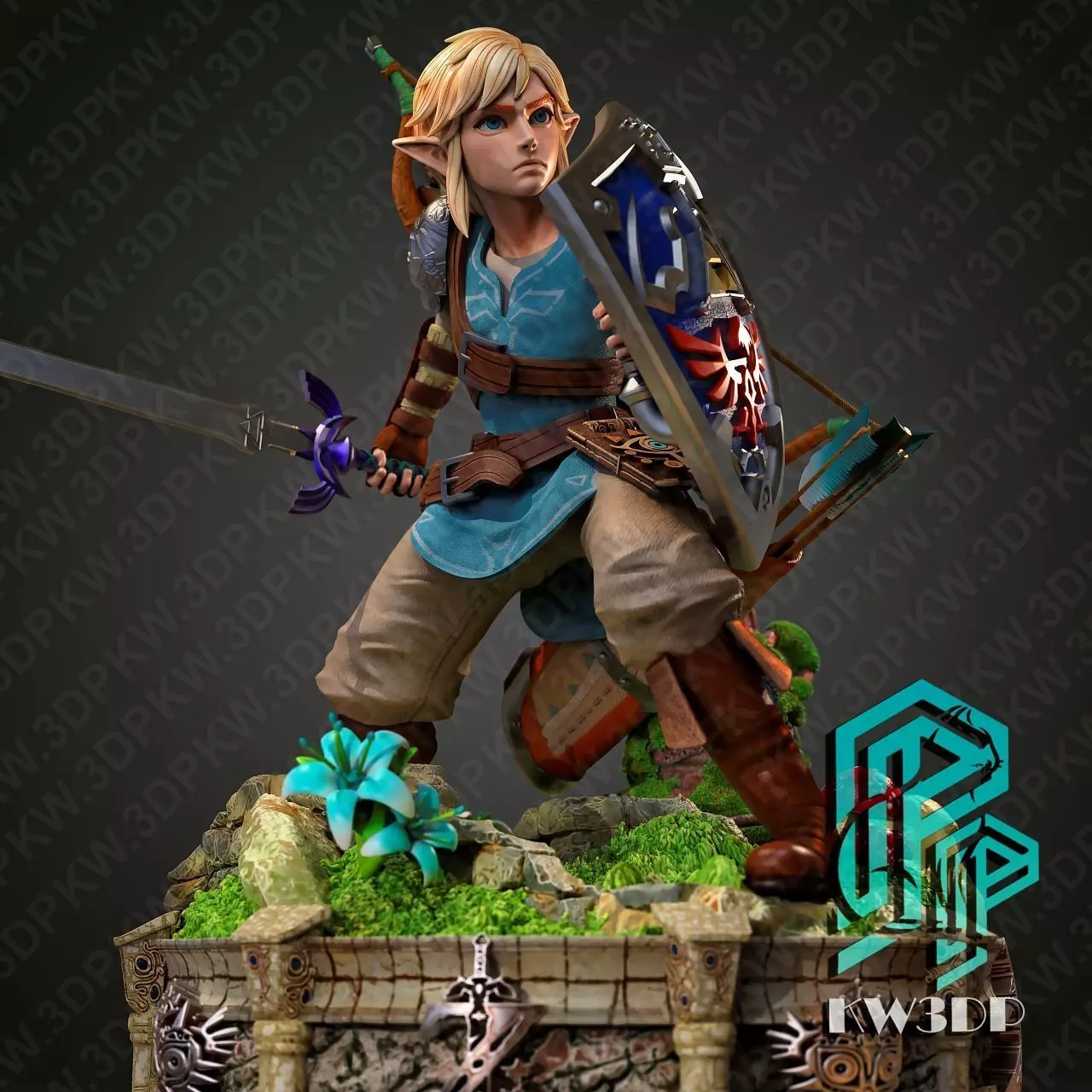 Action Diorama Legend of 3D print model_0