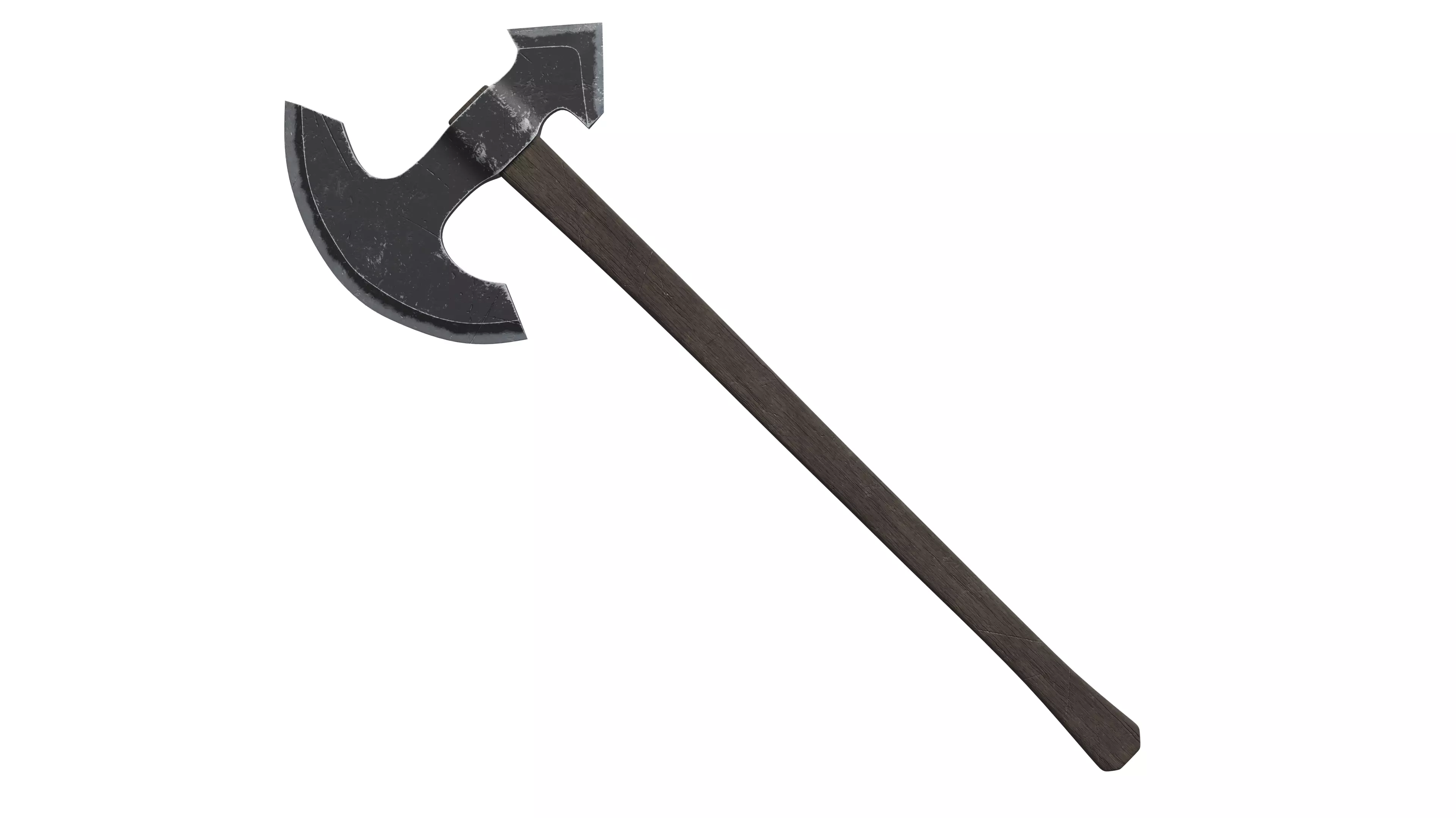 Battle Axe 01 Low-poly 3D model