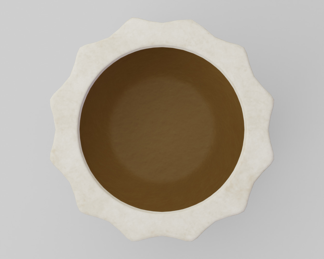 Modern Rustic Fluted Outdoor Planters 3D model_3