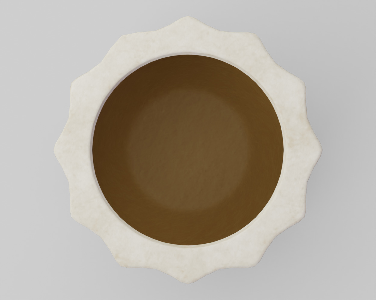 Modern Rustic Fluted Outdoor Planters 3D model_4