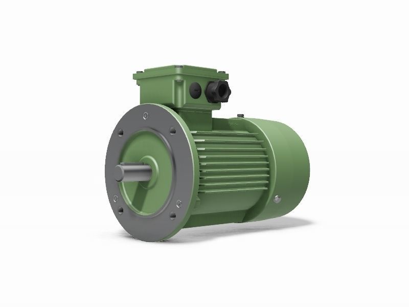 90L B5 IEC electric motor - 3D CAD model 3D model_1