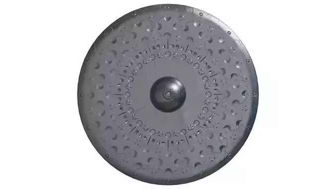 Medieval Shield Low-poly 3D model