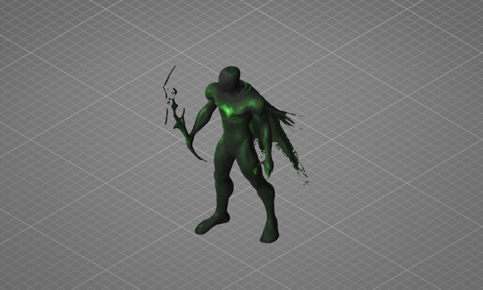  Spectral Bio Villain Game Ready GLB 3D Model Low-poly 3D model_2