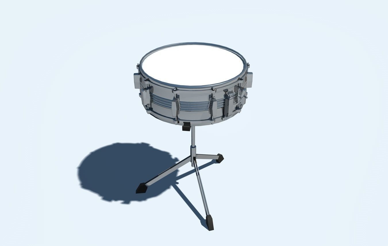 Snare Drum 3 Models 3D model_8